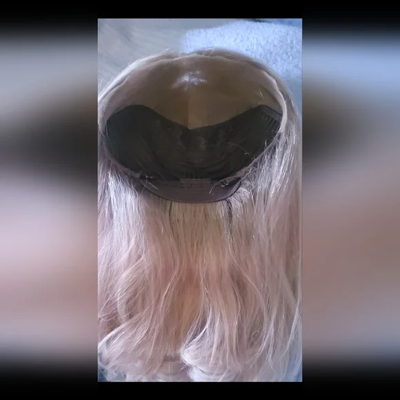 Blonde HUMAN Hair Wig by Uniwigs - Picture 11 of 16